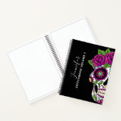Suiker Zwarte Witte Dag van de Dode Schets Notitieboek (Binnen)