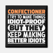 Suikerbakker Ik probeer dingen grappig te zeggen Magneet (Voorkant)