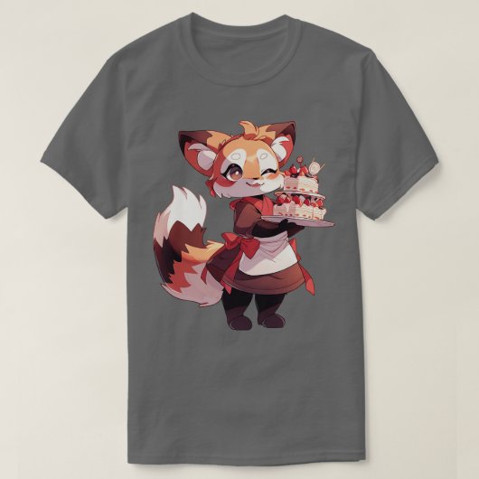 Suikerbakker Red Panda 3 T-shirt (Design voorkant)