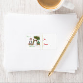 Suikerbonen Geitste kerstcadeaus Label Sticker (Insitu)