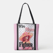 Suikerborst- en borstkanker tote bag (Achterkant)