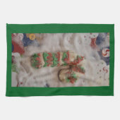 Suikerbrood Handdoek op Groen (Horizontaal)
