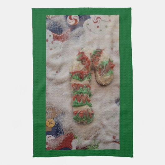 Suikerbrood Handdoek op Groen (Verticaal)