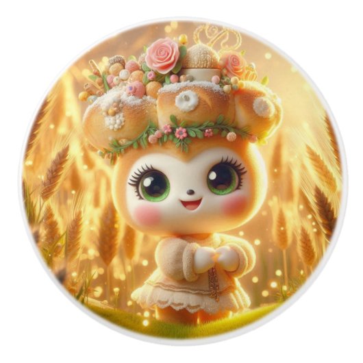 Suikerbrood II Keramische Knop (Voorkant)