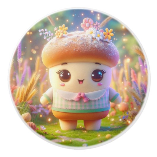 Suikerbrood III Keramische Knop (Voorkant)