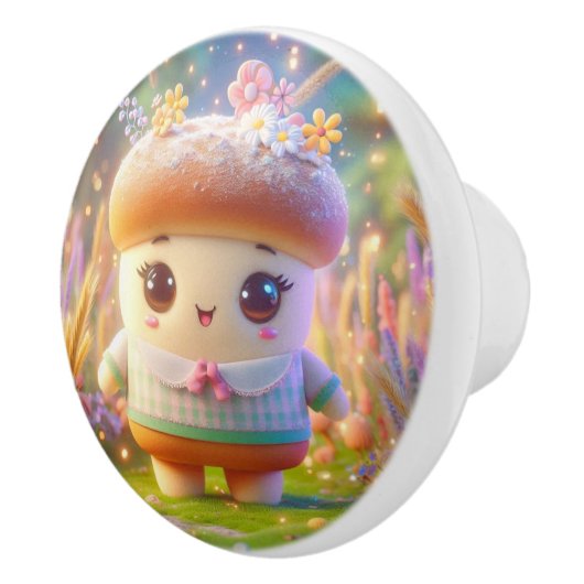 Suikerbrood III Keramische Knop (Rechts)