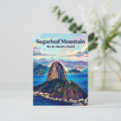 Suikerbroodberg Brazilië Briefkaart (Staand voorkant)