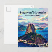 Suikerbroodberg Brazilië Briefkaart (Voorkant / Achterkant)