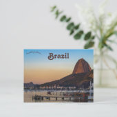 Suikerbroodberg in Brazilië Briefkaart (Staand voorkant)