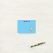 Suikerbuidelier cartoon illustratie post-it® notes (Op bureau)