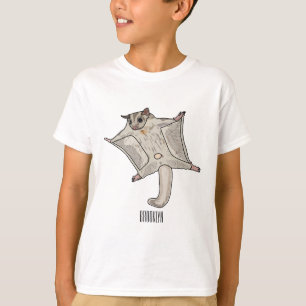 Suikerbuidelier cartoon illustratie t-shirt
