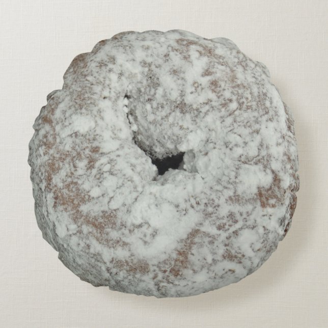 Suikerdonut Rond Kussen (Voorkant)