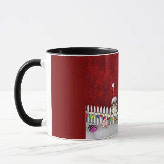 Suikereekhoorn Kerstmis Mok (Links)