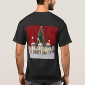 Suikereekhoorn Kerstmis T-shirt (Achterkant)