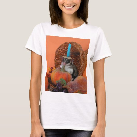 Suikereekhoorn Thanksgiving T-shirt (Voorkant)