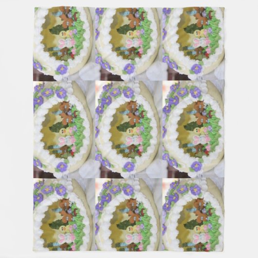 Suikerei Fleece Deken (Voorkant)