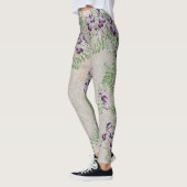  suikererwten bloemen over de Leggings (Links)