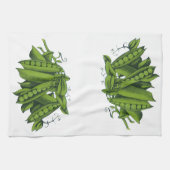  suikererwten, gezonde voedingsgroenten theedoek (Horizontaal)