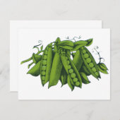  suikererwten, levensmiddelen, gezonde groenten (Voorkant / Achterkant)