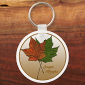 suikeresdoornboom sleutelhanger (Voorkant)