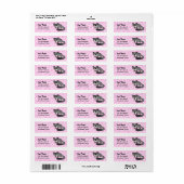 Suikerezel liefde etiket (Full Sheet)