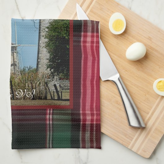 suikerfabriek op de Maagdeneilanden Theedoek (Quarter Fold)