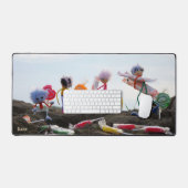 Suikerfeest oogstende Fubby's. Bureaumat (Keyboard & Muis)