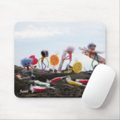 Suikerfeest oogstende Fubby's. Muismat (Met muis)