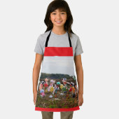 Suikerfeest oogstende Fubby's op het land. Schort (Insitu)