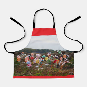 Suikerfeest oogstende Fubby's op het land. Schort