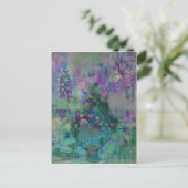 Suikergebufferde kerstvruchten feestdagenkaart (Staand voorkant)