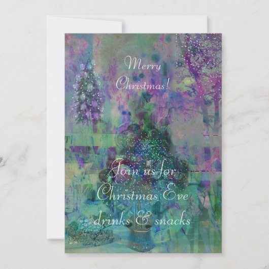 Suikergebufferde kerstvruchten kaart (Voorkant)