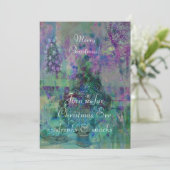 Suikergebufferde kerstvruchten kaart (Staand voorkant)