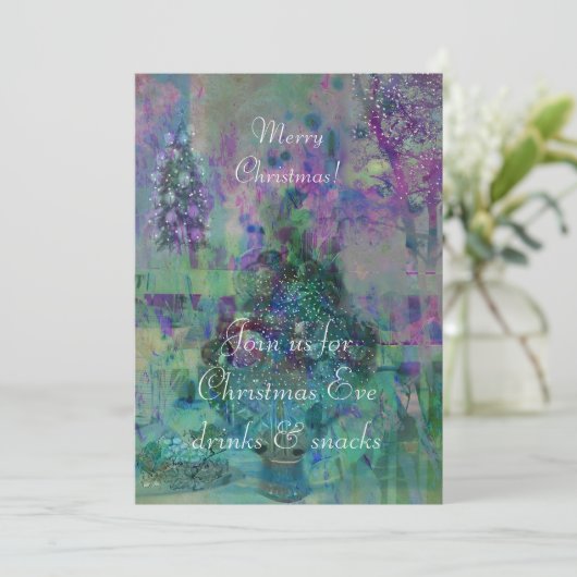 Suikergebufferde kerstvruchten kaart (Staand voorkant)