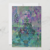 Suikergebufferde kerstvruchten kaart (Achterkant)