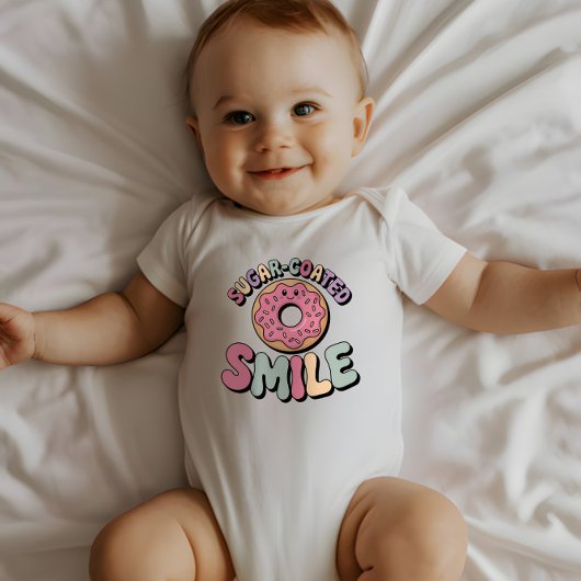 Suikergecoate glimlach | donut romper