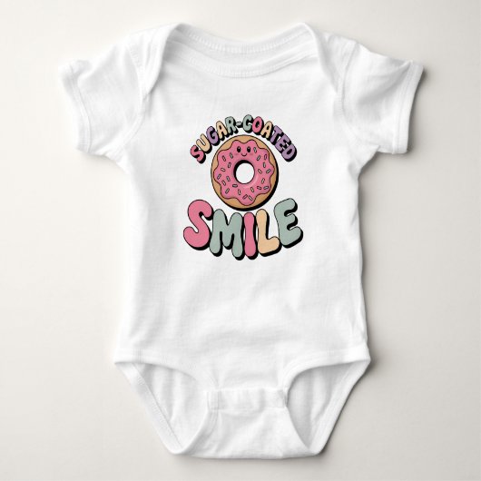 Suikergecoate glimlach | donut romper (Voorkant)