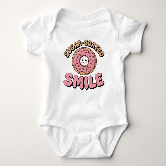 Suikergecoate glimlach | donut romper (Voorkant)