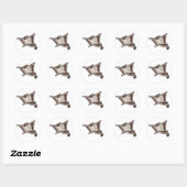 Suikerglider Ronde Sticker (Vel)