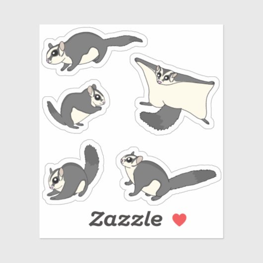 Suikergliders Sticker (Vel)