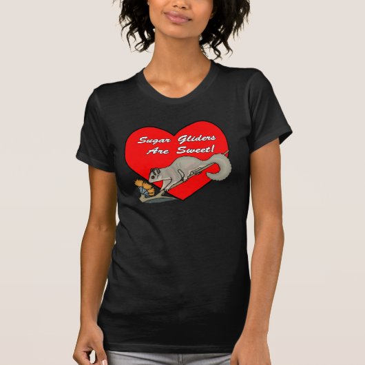 Suikergliders zijn zoet t-shirt (Voorkant)