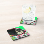 Suikerglijder die een Pet draagt Bier Onderzetter (Rechterzijde)