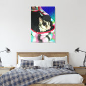 Suikerglijder die een Pet draagt Canvas Afdruk (Insitu (Slaapkamer))