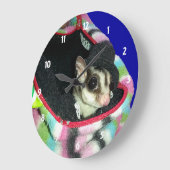 Suikerglijder die een Pet draagt Grote Klok (Hoek)