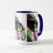 Suikerglijder die een Pet draagt Mok (Voorkant rechts)