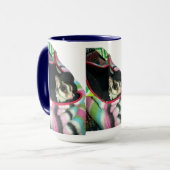 Suikerglijder die een Pet draagt Mok (Voorkant links)