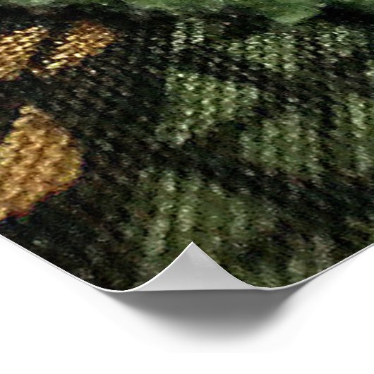 Suikerglijder die een Pet draagt Poster (Hoek)