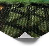 Suikerglijder die een Pet draagt Poster (Hoek)