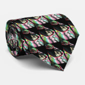 Suikerglijder die een Pet draagt Stropdas (Opgerold)