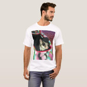 Suikerglijder die een Pet draagt T-shirt (Voorkant volledig)